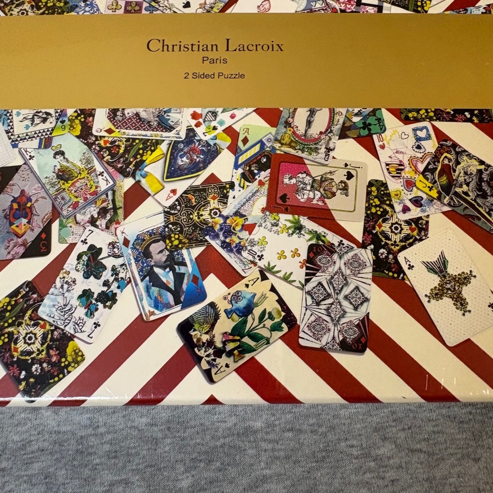 Christian Lacroix Maison de Jeu 250 Piece 2 Sided Gilded Edge Jigsaw Puzzle NEW - Picture 7 of 7